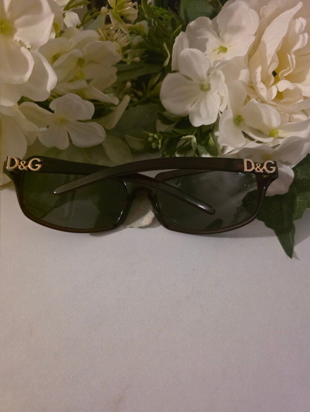 Dolce & Gabbana Dark Burgandy  Rectangle Women's Sunglasses